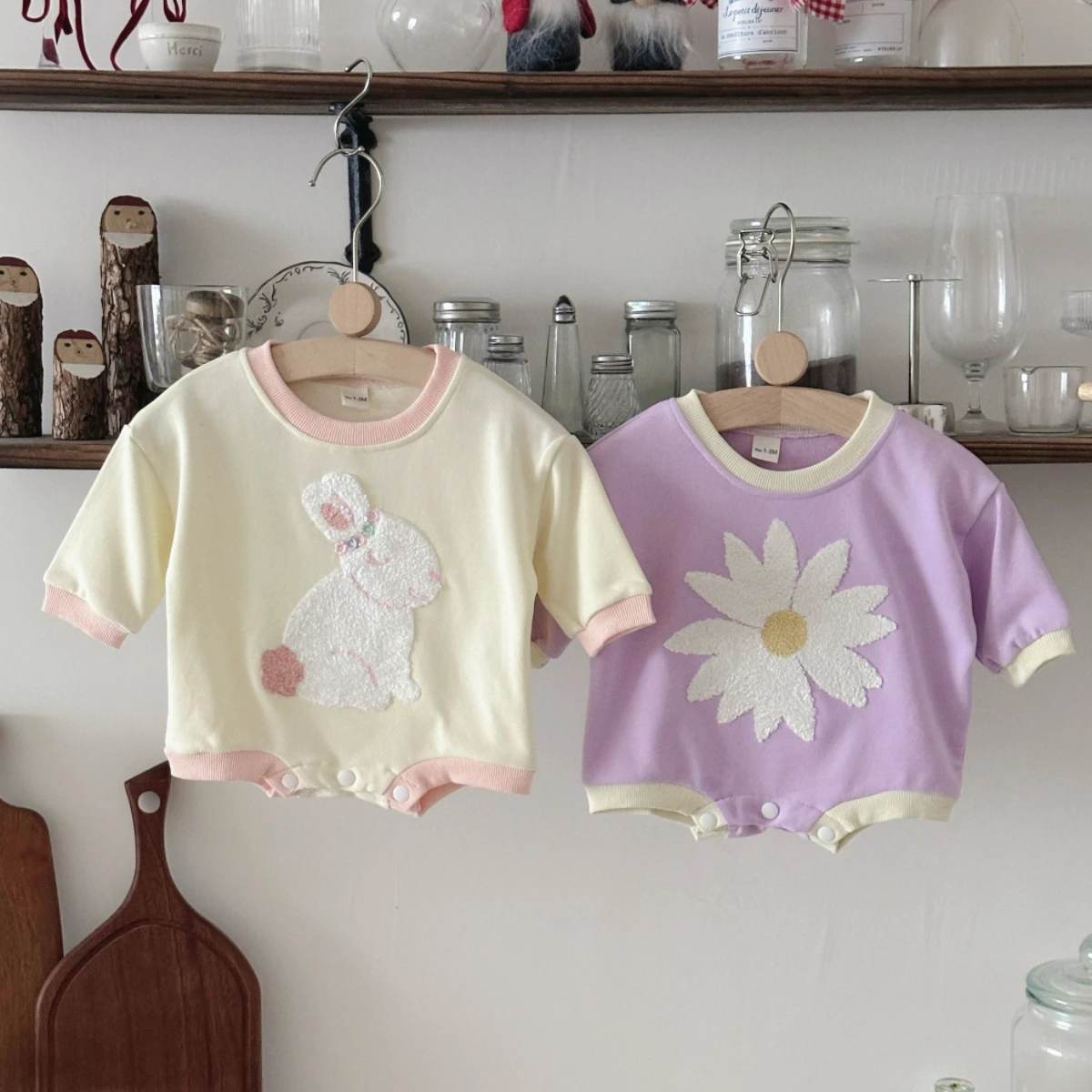 Baju bayi perempuan baru lahir - Newborn Baby Girl Romper Floral ulasan dan harga